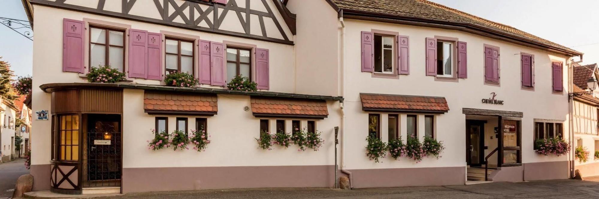 Auberge Du Cheval Blanc Depuis 1785 Westhalten Exterior photo